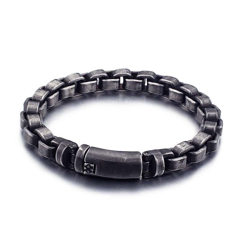 Trendy titanium steel bracelet: Durable style for modern men - Trendy Jewells