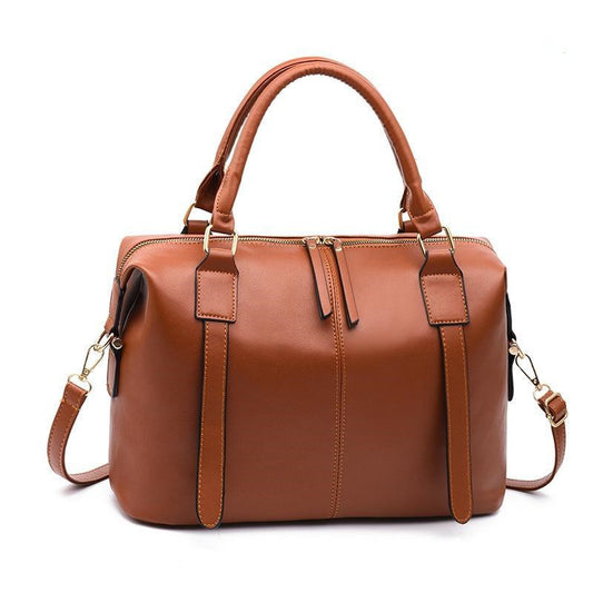 Vintage faux leather bag: Affordable sophistication with practical elegance - Trendy Jewells